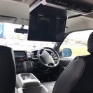 【社外ＨＤＤナビ】★レジアスエース★ＥＴＣ★革調シートカバー★ベットキット★社外コンビハンドル★シフトノブ★ルーム・荷室・ＬＥＤ加飾★社外ＨＩＤ★左右フェンダーカバー★ローダウン★外品エアロの画像
