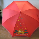 ハローキティ　キティちゃん　ジャンプ傘　赤　女の子の画像