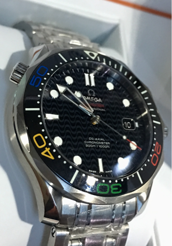 新品同様！オメガ シーマスター ダイバー300M リオ2016 限定モデル