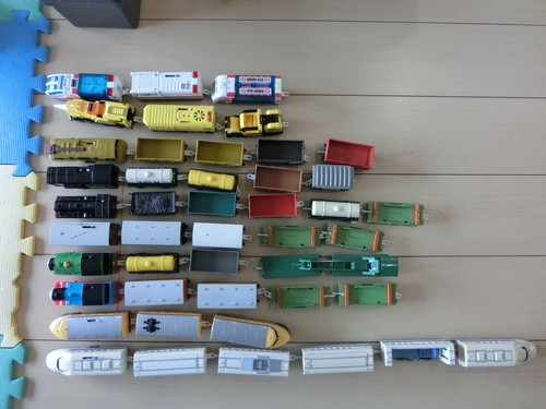プラレール　電車いっぱい！　トーマス系6種類とその他諸々45両