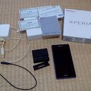 docomo Xperia Z1 SO-01F パープル 中古美品