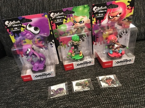 amiibo ガール ボーイ イカ 全3種セット  (スプラトゥーンシリーズ)