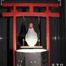 間接照明に、！(鳥居下、ブランコ揺らす、居つき酉)