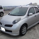 限定車！マーチ12SR！HDDナビ！タワーバー付！5MT！車検付...