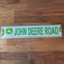 ジョンディアー JOHN DEERE サインプレート シルバー