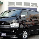 【誰でも車がローンで買えます】H20　ハイエースバン　スーパーGL　黒　完全自社ローン※金利０％ の画像