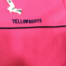 ★イエローブーツ★ロゴ入りフードパーカーの画像