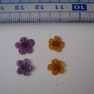 (２枚で１００円でも）ネイル　アートネイル用品　大きな花 本物の押し花　ドライフラワー 　４枚の画像