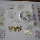 (２枚で１００円でも）ネイル　アートネイル用品　大きな花 本物の押し花　ドライフラワー 　４枚の画像