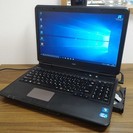 お取引中)第2世代i3 ﾒﾓﾘ4G office搭載 高性能Windows10ノートPC Core-i3/ﾒﾓﾘ4GB/HDD250GB/DVD-RW/無線LAN/Kingsoft Office2016 [NEC Versapro JVL-D]