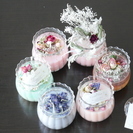 シュガーポットアロマキャンドル ワークショップの画像