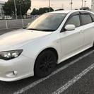GH2★5速MT インプレッサ 15S エアロ、パールホワイト！柿本改マフラー、G4純正アルミホイール等の画像