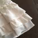 ★ファビュラスセシル★サテン×シフォンティアードミニスカートの画像