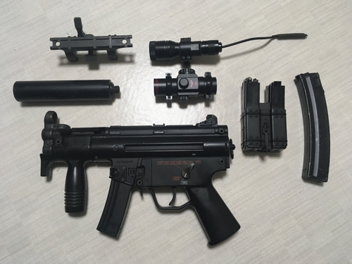 【JUNK】電動ガン MP5 モデルガン サバゲー ジャンク品