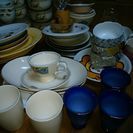 連絡中　多種類　食器　70枚以上　未使用＆美品中古の画像