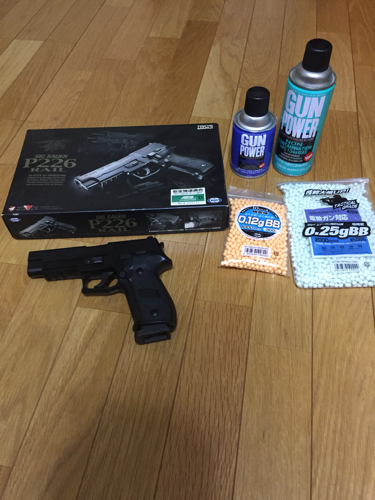 エアガン 東京マルイ No.18 シグ・ザウエル P226 レイル ガスブローバックガン