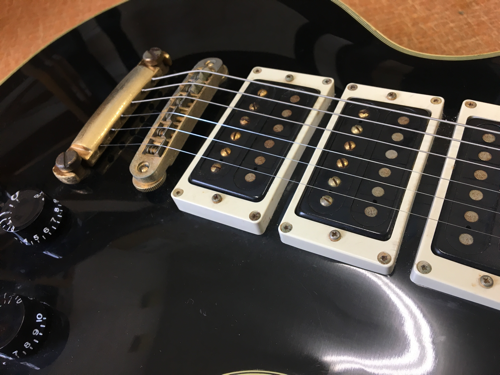 グレコレスポールカスタム3PU EG800BK中古