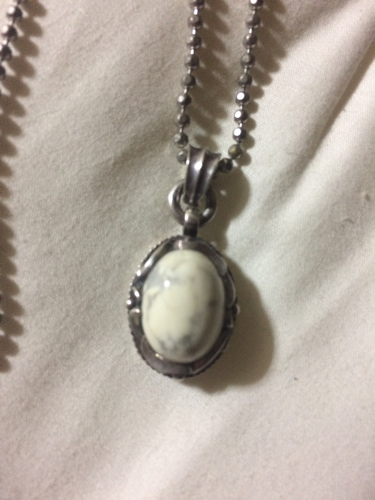 美品ホワイトターコイズ