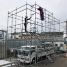 ・一般住宅の足場施工スタッフの画像