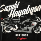 ✨隼🏍💨SUZUKI gsx1300R-hayabusa Tシャ...