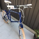 売切◆新車☆お洒落　ミニベロ　クラッカー２０インチ 　ブルー（オーシャンネイビー）の画像