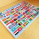 アポロ社 NO.26-606 ピクチュアパズル 世界の国旗大図鑑◆5才～の画像