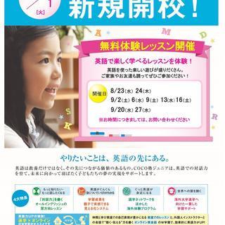 コスモス通りつつみ教室で、夏のおためし体験レッスン開講！