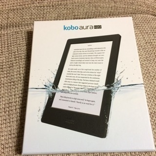 電子書籍リーダー Kobo Aura H2O ブラック Koboの新しい電子書籍端末「Kobo Aura H2O」は買いか
