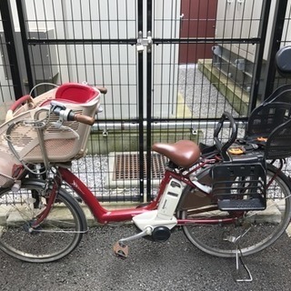 前後子供乗れる電動自転車！