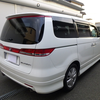 ★☆大阪発！１９年式 エリシオン 後期ＶＧエアロＨＤＤナビパッケージ！ 車検30年4月15日 HDDナビ バックモニター 両側電動オートスライドドア HID ETC☆★値下げしました！の画像