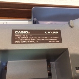 電子ピアノ(CASIO)の画像