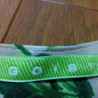 美品✨鮮やかな花柄　襟レース付きブラウス　Mの画像