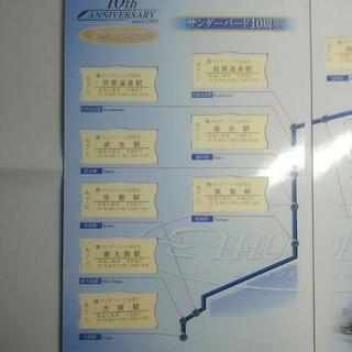 《鉄道ファン、コレクター様ぜひ！》サンダーバード 10周年 記念入場券セットの画像