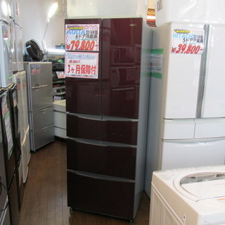 ☆ご来店限定☆14年製 AQUA 400L 観音開き6ドア冷蔵庫 自動製氷有