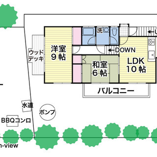 海が見える一戸建て(賃貸)　リフォーム済　バーベキューコーナー　家庭菜園 - 不動産