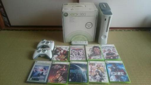 X box360本体  ソフト10本まとめ売り