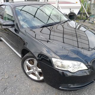人気のスバルレガシィB４！！！＊車検３０年１２月＊ポータブルナビ＊タイミングチェーン式＊人気の黒！！の画像