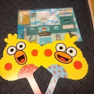 非売品ドコモうちわと貯金箱？