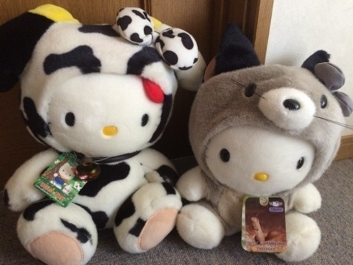 ハローキティのぬいぐるみ