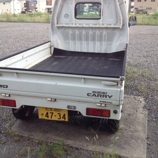 ★車検H31.4迄スズキキャリー4WD！激安軽トラ！仕事します！車検長いです ！の画像
