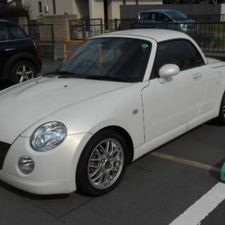 屋根付き保管中！H19年　コペン　アルティメット　エディション　５MT　パール　ＲＥＣＳ施工　検３０年２月　の画像