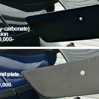 RK DESIGN◆ミニ　クーパーS　F56　リアウイング （アクリル翼端板） BMW MINI Cooper-S XM20◆送料無料‼◆の画像