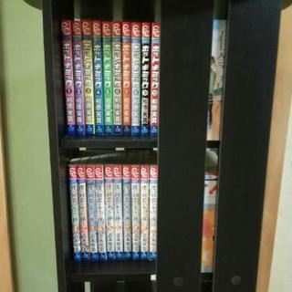 ※終了 収納力抜群！回転式オシャレ本棚 ！コミック200冊収納 の画像