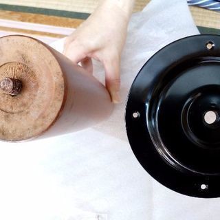 テーブルのずん胴足　木製　４本(新古品)まとめての画像