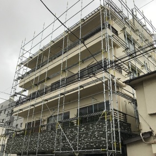 くさび式足場、とび10名募集 正社員 協力業者募集の画像