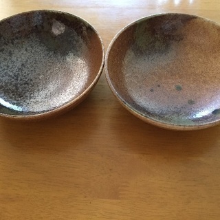 焼物の和皿 2枚セットの画像