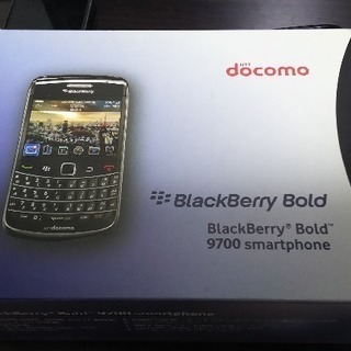 Docomo BlackBerry Bold 9700の画像
