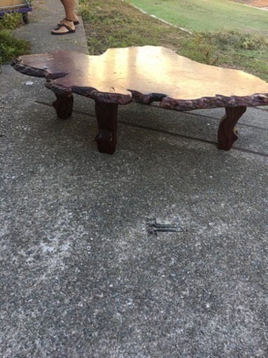 花梨 テーブル かりん テーブル 座卓