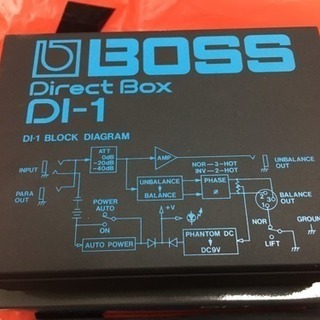 新品未使用「BOSS DI-1 Direct BOX」値下げしま...