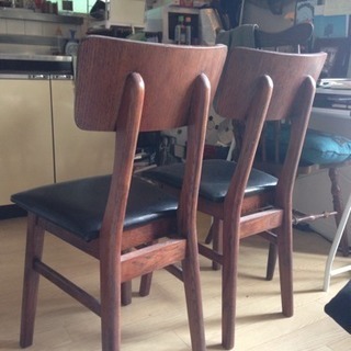 ジャーナルスタンダードファニチャー✳︎チェア二脚の画像